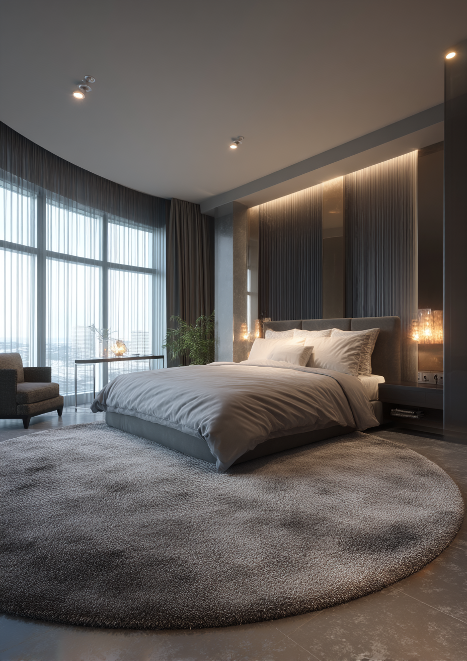 Luxurious casino interior with gaming tables